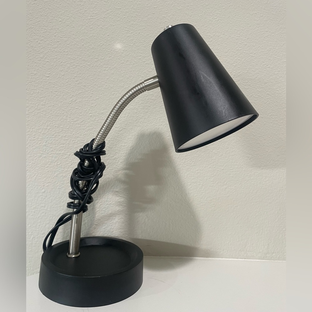 Small Black Desk Lamp - Adjustable